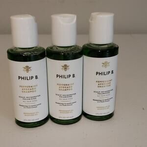 3/PHILIP B Peppermint Avocado Shampoo Peppermint Oil & Avocado Oil 2 fl oz